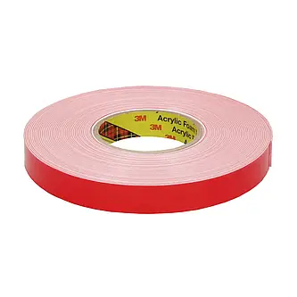 3M Acrylic Foam doppelseitiges Klebeband 4225F, weiß, 3.18 mm, 15 mm x 27.5 m