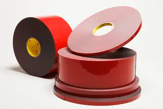 3M Solar Klebebänder auf Acrylatbasis, 2155, Dunkelgrau, 1200 mm x 33 m, 1 Rolle/Packung