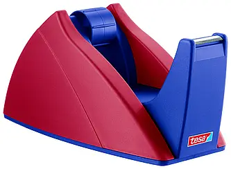 Easy Cut Tischabroller rot-blau, leer, für Rollen bis 33 m x 19 mm