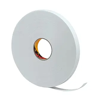 3M Doppelseitiges Polyethylenschaum-Klebeband 9528W, Weiß, 19 mm x 66 m, 0.8 mm