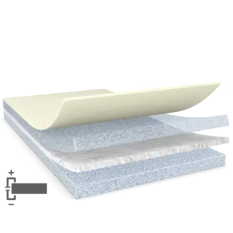 tesa Anti-Rutsch 60955 flexibel DIN 51130, 18m x 50mm, schwarz, 750µm