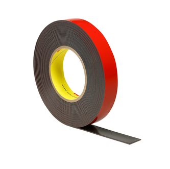 3M Acrylic Plus doppelseitiges Klebeband EX4011T, Schwarz, 1.1 mm, 1220 mm x 66 m