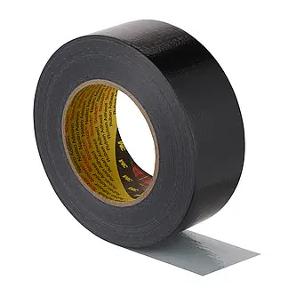 3M Schwerlast-Gewebeklebeband 2904, Schwarz, 1350 mm x 50 m