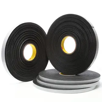 3M Einseitiges Vinyl-Schaumstoff-Klebeband 4516, Schwarz, 610 mm x 33 m, 1.6 mm