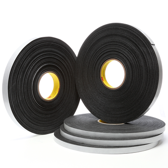 3M Einseitiges Vinyl-Schaumstoff-Klebeband 4516, Schwarz, 610 mm x 33 m, 1.6 mm