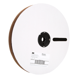 3M Hakenband SJ3572, Schwarz, 25 mm x 45.7 m, 3.8 mm, Aussenbreich