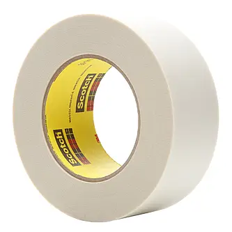 3M Glasgewebe-Klebeband 361, Weiß, 25 mm x 55 m, 0.17 mm
