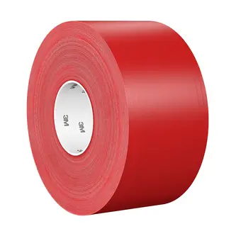 3M Langlebiges Bodenmarkierungsband 971, Rot, 102 mm x 33 m, 0.24 mm