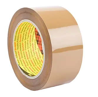Scotch Hochleistungs-Verpackungsklebeband 375E, Braun, 50 mm x 66 m, 0.075 mm