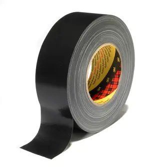 3M Gewebeklebeband 389, Schwarz, 50 mm x 50 m, 0.26 mm