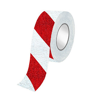 Capra Grip I - Universal - Antirutschband rot-weiß - 50 mm x 18,3 m