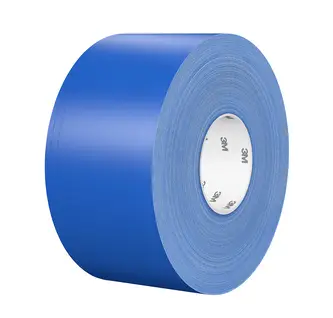 3M Langlebiges Bodenmarkierungsband 971L, Blau, 609.6 mm x 32.9 m, 0.43 mm