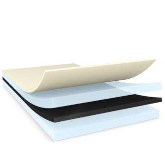 tesafix 51965 - 50m x 1372mm - schwarz - Slitter