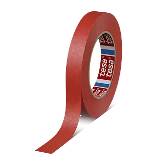 tesakrepp 4328, 50m x 19mm, rot, 135µm