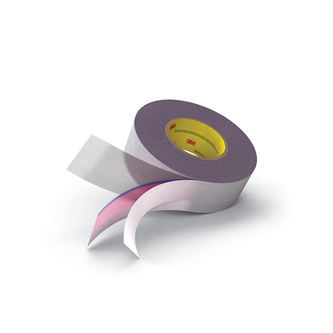 3M Spleißklebeband für fliegenden Rollenwechsel 8387, Rosa, 50 mm x 50 m, 0.19 mm