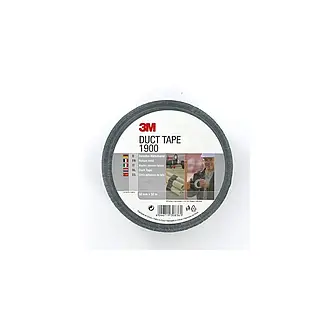 3M Gewebeklebeband 1900, Schwarz, 50 mm x 50 m, 0.17 mm