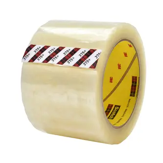 Scotch Stark haftendes Verpackungsdichtband 375+, Transparent, 48 mm x 50 m