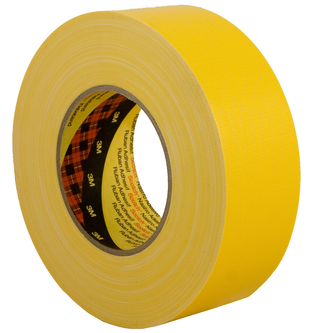3M Gewebeklebeband 389, Gelb, 25 mm x 50 m, 0.26 mm