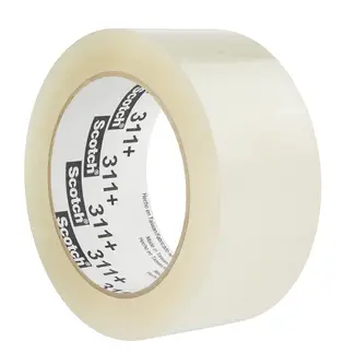 Scotch Verpackungsklebeband 311+, Transparent, 48 mm x 990 m, 0.065 mm