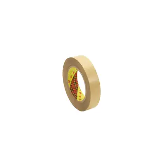 3M Doppelseitiges Klebeband mit Polyester-Träger 415,Transparent, 18 mm x 19 mm, 0.1 mm, Rot bedruckt 1352685-001-01 PL