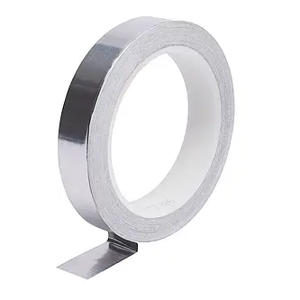 3M ET 1170 Aluminiumfolie, glatt, mit leitfähigem Kleber, Aluminum, MC19, 12 mm x 16,5 m x 0.08 mm