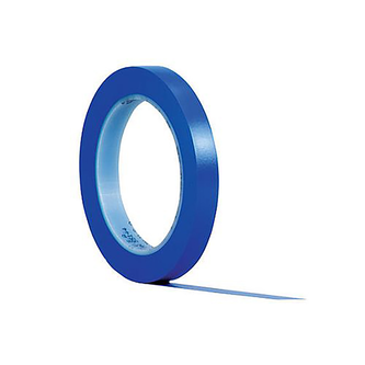 Scotch PVC Verpackungsklebeband 6893, Blau, 19 mm x 66 m, 0.057 mm