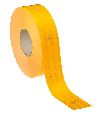 3M Diamond Grade Conspicuity Vehicle Markings 983-21, Fluorescent Yellow, Edge Sealed, ECE 104 marked, 53.5 mm x 50 m