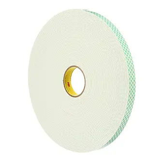 3M Doppelseitiges Urethanschaum-Klebeband 4008, Beige, 1168 mm x 33 m, 3.2 mm