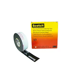 Scotch 13 Ethylen-Propylen-Kautschuk-Band, selbstverschweißend, leitend, 38 mm x 9.14 m, 0.76 mm, Großpackung