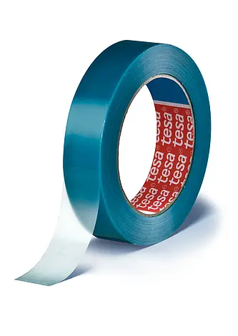 tesa Strapping 64250, 66m x 25mm, blau-transparent, 79µm