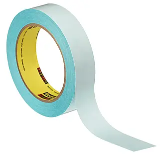 3M Wasserdispergierbares Spleißklebeband für fliegenden Rollenwechsel 906W, Weiß, 50 mm x 50 m, 0.08 mm