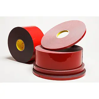 3M Solar Klebebänder auf Acrylatbasis, 4155P, Dunkelgrau, 100 mm x 66 m, 1 Rolle/Packung