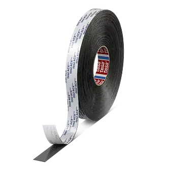 tesa ACXplus 7065 High Adhesion, 25m x 19mm, schwarz, Abd. weiss, 1200µm