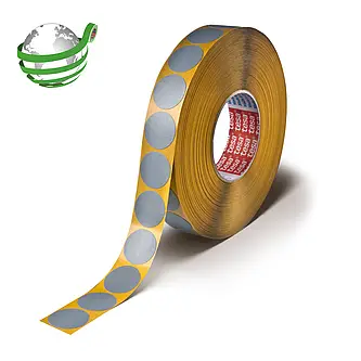 tesaband 54657, Stanzteil, 30mm, grau, 2000/Rolle, 290µm