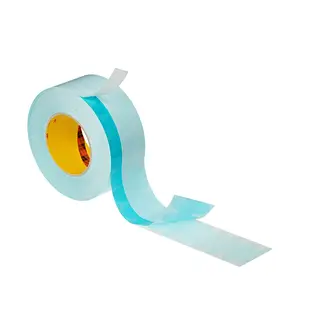 3M Doppelseitiges Spleißklebeband für fliegenden Rollenwechsel 9993N wasserdispergierbar, Blau, 50 mm x 33 m, 0.07 mm