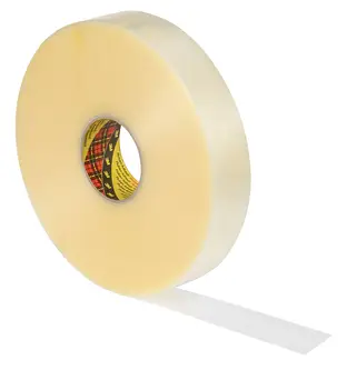 Scotch Hochleistungs-Verpackungsklebeband 3739, Transparent, 75 mm x 990 m, 0.056 mm