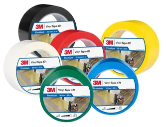3M Weich-PVC-Klebeband 471, Rot, 12 mm x 33 m, 0.14 mm, einzelverpackt