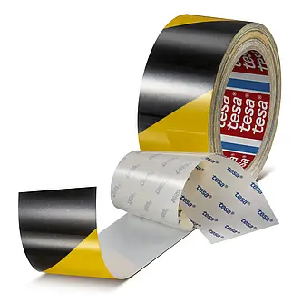 tesa 60960, 20m x 50mm, gelb-schwarz, 175µm