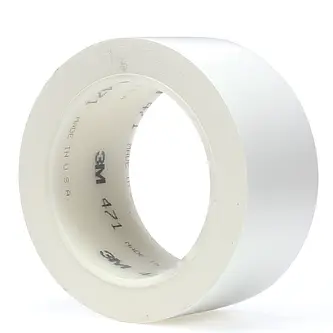 3M Weich-PVC-Klebeband 471, Weiß, 50 mm x 33 m, 0.14 mm, Großpackung