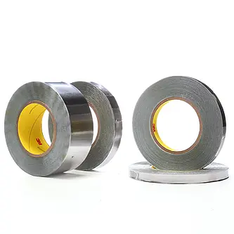 3M Bleiklebeband 420, Silber, 6.4 mm x 33 m, 0.17 mm
