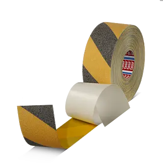 tesa Anti-Rutsch 60951 DIN 51130, 15m x 50mm, schwarz-gelb, 900µm
