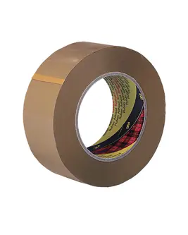 Scotch PVC Verpackungsklebeband 6890, Braun, 25 mm x 66 m, 0.06 mm