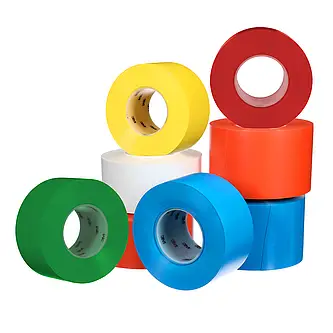3M Langlebiges Bodenmarkierungsband 971L, Gelb, 101.6 mm x 33 m, 0.43 mm, Individually Wrapped Conveniently Packaged