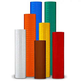 3M High Intensity Prismatic Reflexfolie SEM 3932, Rot, 1220 mm x 45,7 m