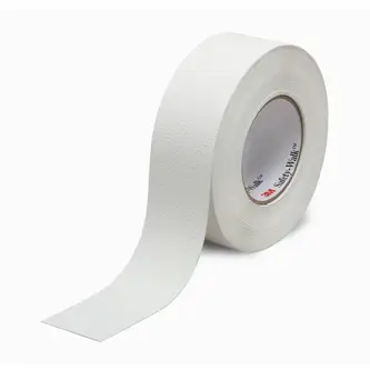 3M Safety-Walk Nasszone Fein (Typ 3) 200 Serie, Weiß, 25 mm x 18,3 m, 4 Rollen / Karton