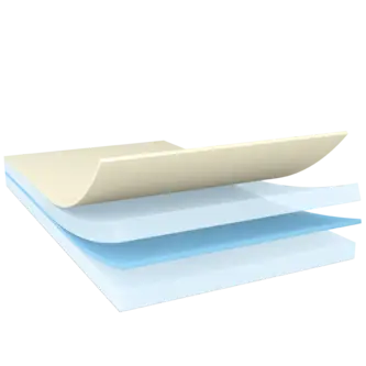 tesafix 4972, 100m x 1240mm, transparent, Slitter, 48µm