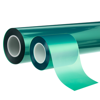 3M Polyesterklebeband 8992L, Grün, mit Liner, 1280 mm x 229 m, 0.08 mm