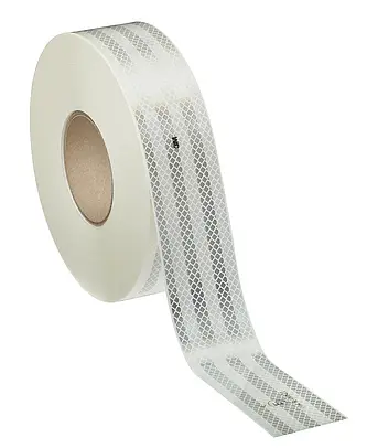 3M Diamond Grade Conspicuity Vehicle Markings 983-10, White, Edge Sealed, ECE 104 marked, 53.5 mm x 50 m
