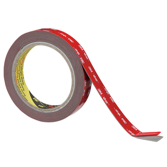 3M VHB Klebeband LVO-160BF, Schwarz, 19 mm x 3 m, 1.6 mm