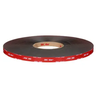 3M VHB Flammbeständiges Klebeband 5958FR, Schwarz, 75 mm x 2.7 m, 1.0 mm